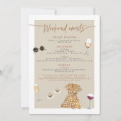 JADE Bohemian Napa Wijnland Bachelorette Invit Kaart (Achterkant)