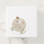 JADE Boho Desert Cactus Scottsdale Voor de sluier Bedankjes Labels (In situ)