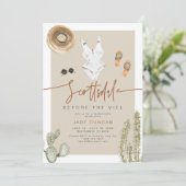 JADE Boho Desert Cactus Scottsdale Voor de sluier Kaart (Staand voorkant)