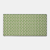 Jade Boom Groene Bladeren op Beige Bureaumat (Voorkant)
