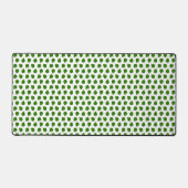 Jade Boom Groene Bladeren op Wit Bureaumat (Voorkant)