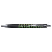 Jade Boom Groene Bladeren Zwarte Inkt Pen (Achterkant)