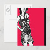 Jade Briefkaart | EL (Voorkant / Achterkant)