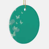 Jade Butterflies Keramisch Ornament (Rechts)