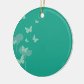 Jade Butterflies Keramisch Ornament (Links)