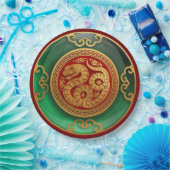 Jade Chinees Nieuwjaar van de slang Papieren Bordje (Feest)