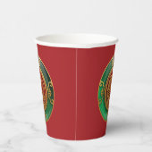 Jade Chinese nieuwjaar van de tijger Papieren Bekers (Rechts)