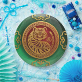 Jade Chinese nieuwjaar van de tijger Papieren Bordje (Feest)