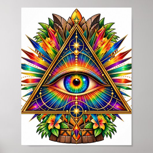 Jade Dawn Triangle Poster (Voorkant)