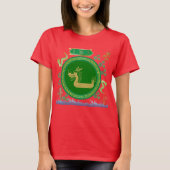 Jade draak reis rood t-shirt (Voorkant)