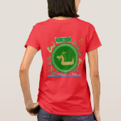 Jade draak reis rood t-shirt (Achterkant)