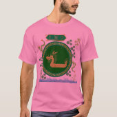 Jade draak reis roze t-shirt (Voorkant)