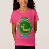 Jade draak reis roze t-shirt (Voorkant)