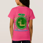 Jade draak reis roze t-shirt (Achterkant)