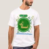 Jade draak reis wit t-shirt (Voorkant)