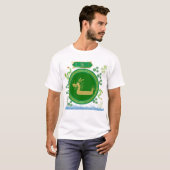 Jade draak reis wit t-shirt (Voorkant volledig)