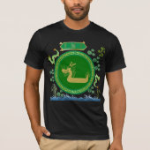 Jade draak reis zwart t-shirt (Voorkant)