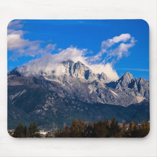 Jade Dragon Snow Mountain Mousepad Muismat (Voorkant)
