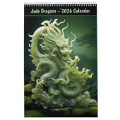 Jade Dragons – 2026 Calendar Kalender (Hoes)