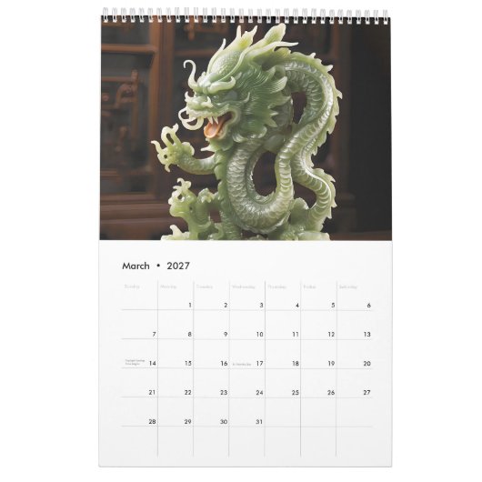 Jade Dragons – Kalender (Mar 2027)