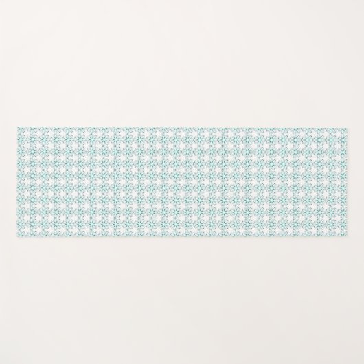 Jade en Blue Swirls Yogamat (Voorkant (horizontaal))