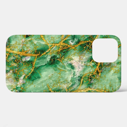 Jade en Gold Case-Mate iPhone Case (Achterkant (horizontaal))