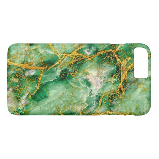 Jade en Gold Case-Mate iPhone Case (Achterkant (Horizontaal))