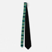 Jade en Turquoise met Gold Stropdas (Achterkant)