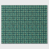 Jade en Turquoise met Goud Cadeaupapier (Vlak)