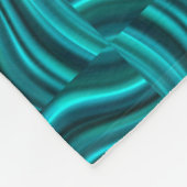 Jade en zwart fleece deken (Hoek)