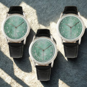 Jade Face Mannen horloges – Classic Leather Strap
