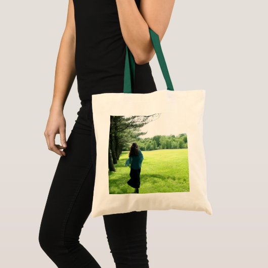 Jade Fower shawl Bag Tote Bag (Voorkant (product))