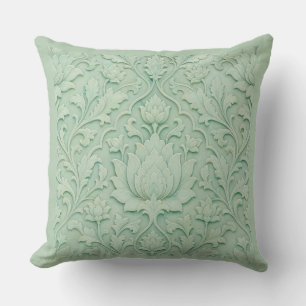 Jade Garden — Bleek Celadon Perzisch Kussen