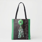 Jade Gemstone Pendant Tote Bag (Voorkant)