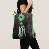 Jade Gemstone Pendant Tote Bag (Dichtbij)