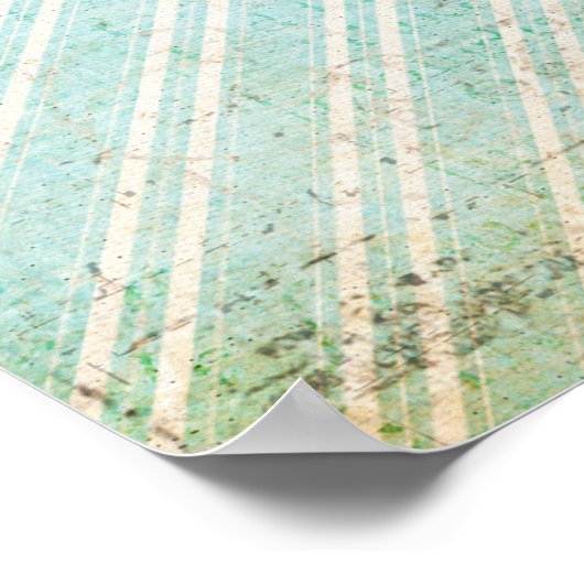 Jade Giraffe en Owl Art Poster (Hoek)