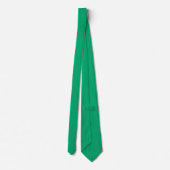 Jade Green 00A86B Kleur - Met optie om naam toe te Stropdas (Achterkant)
