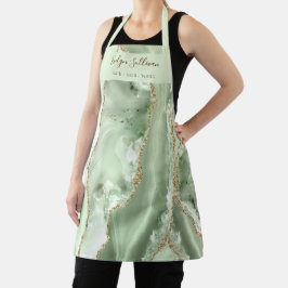 Jade Green Agaat Beauty Professioneel schort