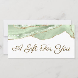 Jade Green agaat cadeaubon