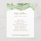 Jade Green agaat flyer (Voorkant)