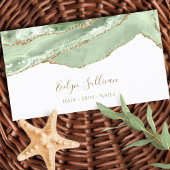 Jade Green Agaat visitekaartje