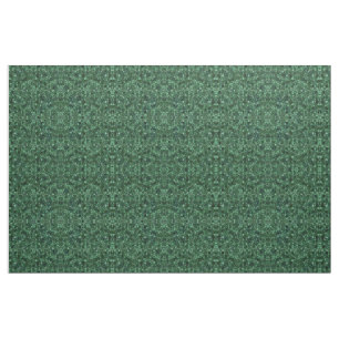 Jade Green Cobked Patchwork Terrazo Pattern Stof