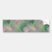 Jade Green Crystal Gel Pattern Bumpersticker (Voorkant)