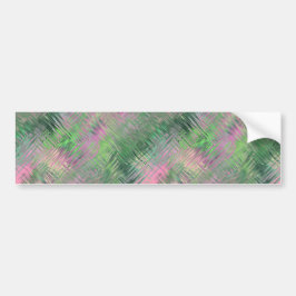 Jade Green Crystal Gel Pattern Bumpersticker
