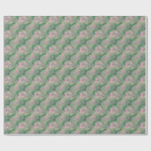 Jade Green Crystal Gel Pattern Cadeaupapier (Vlak)