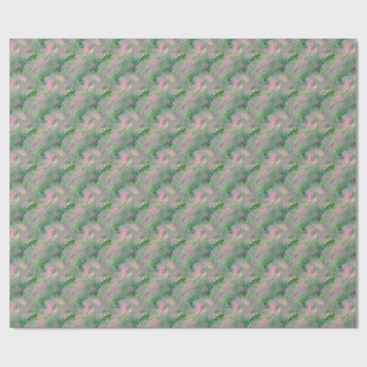 Jade Green Crystal Gel Pattern Cadeaupapier (Vlak)