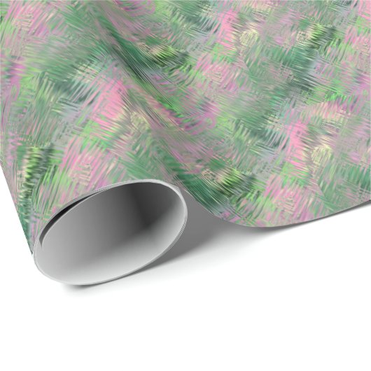 Jade Green Crystal Gel Pattern Cadeaupapier (Rol Hoek)