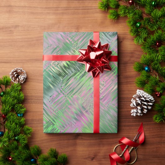 Jade Green Crystal Gel Pattern Cadeaupapier (Feestdagen Geschenken)