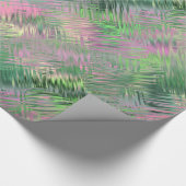 Jade Green Crystal Gel Pattern Cadeaupapier (Hoek)