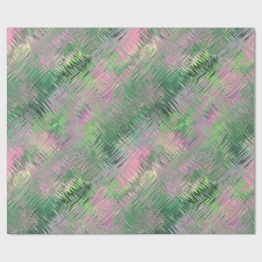Jade Green Crystal Gel Pattern Cadeaupapier (Vlak)